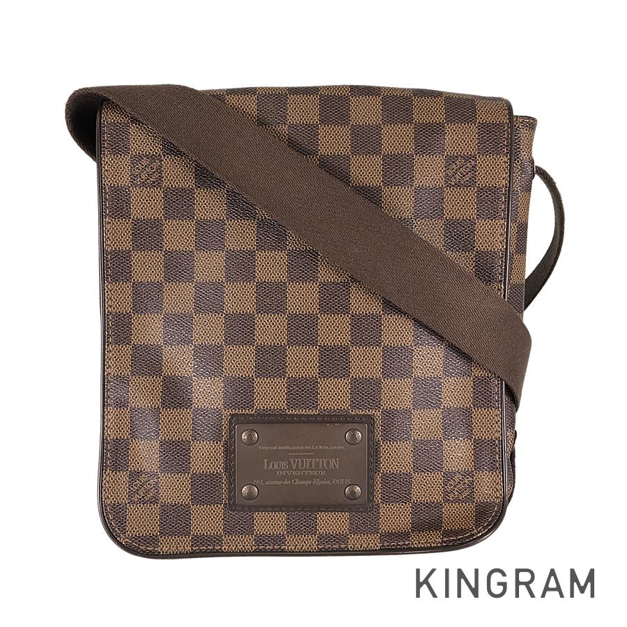 Authentic Louis Vuitton Damier Ebene Brooklyn PM Shoulder Bag