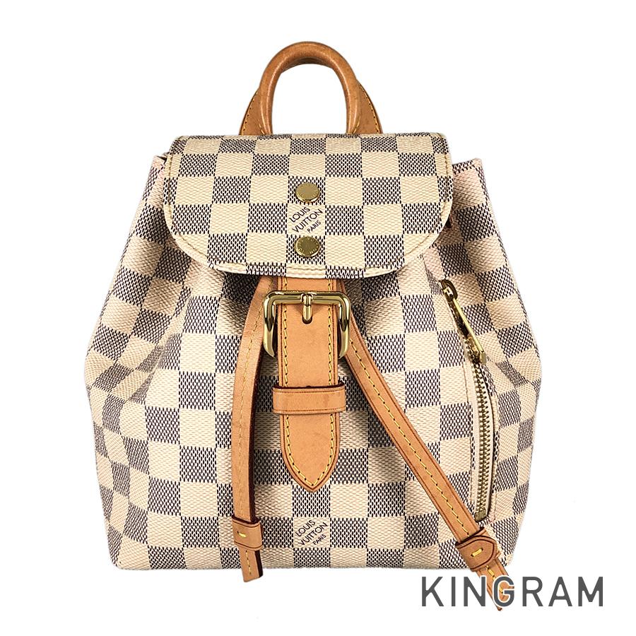 LV Backpack-Brown Checkered