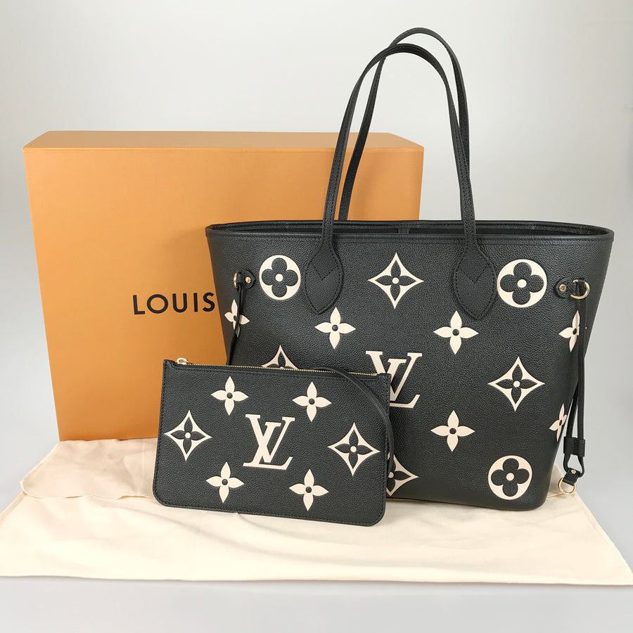LOUIS VUITTON Monogram Empreinte Neverfull MM M58907 Tote bag