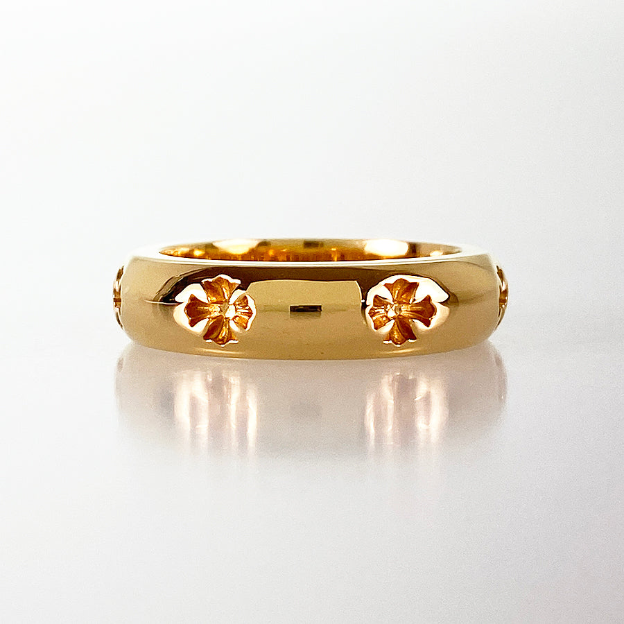 CHROME HEARTS Negative CH Cross Band Ring 22K Ring – kingram-japan