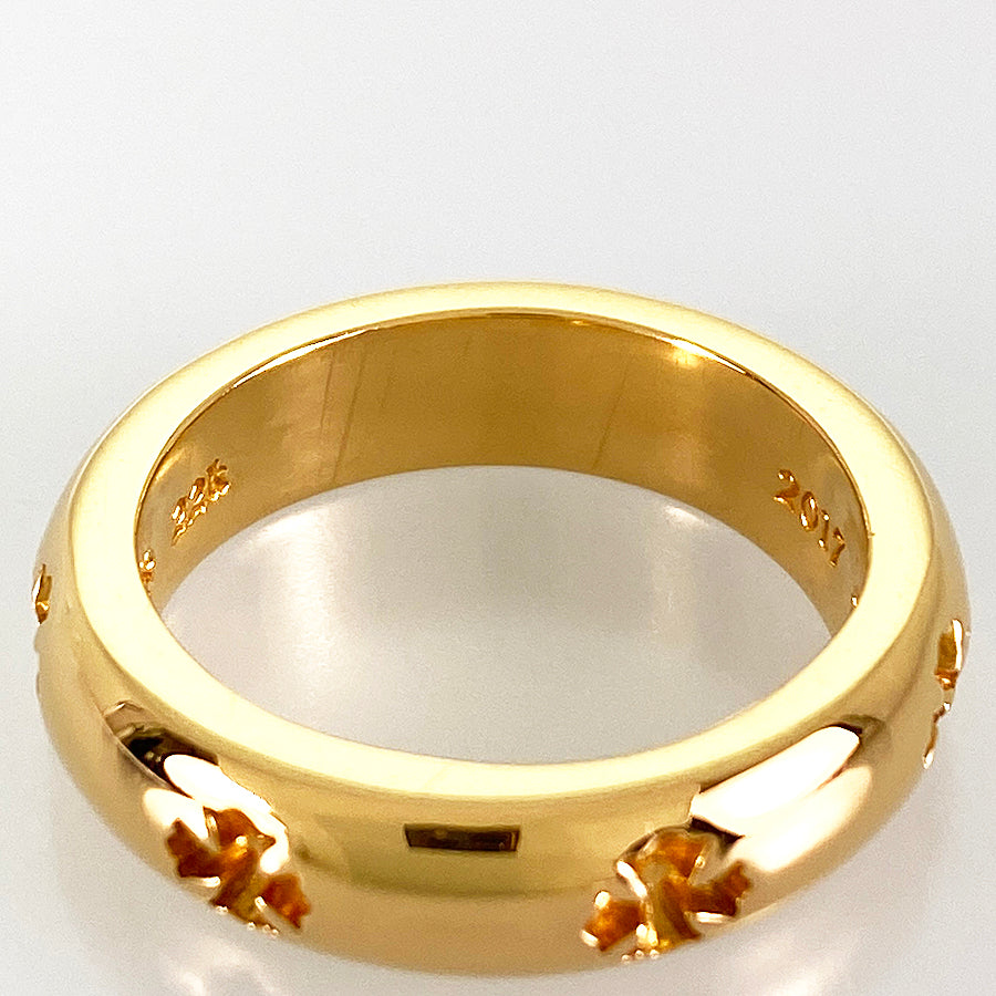 CHROME HEARTS Negative CH Cross Band Ring 22K Ring – kingram-japan