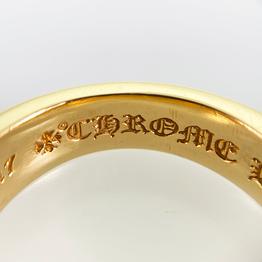 CHROME HEARTS Negative CH Cross Band Ring 22K Ring – kingram-japan