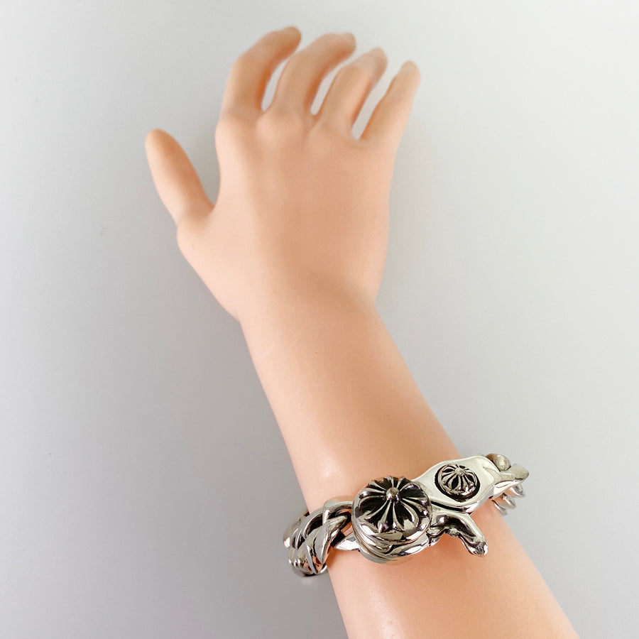 CHROME HEARTS Classic Chain Link Clip Bracelet – kingram-japan
