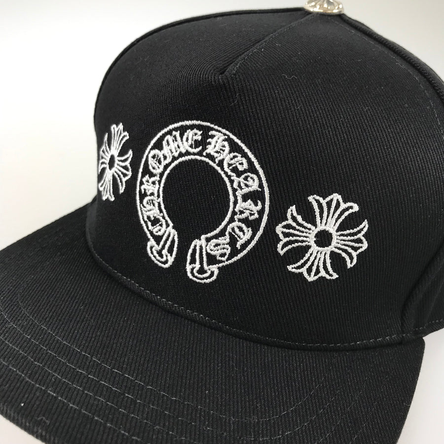 CHROME HEARTS Denim Trucker Embroidery Unisex Cap – kingram-japan