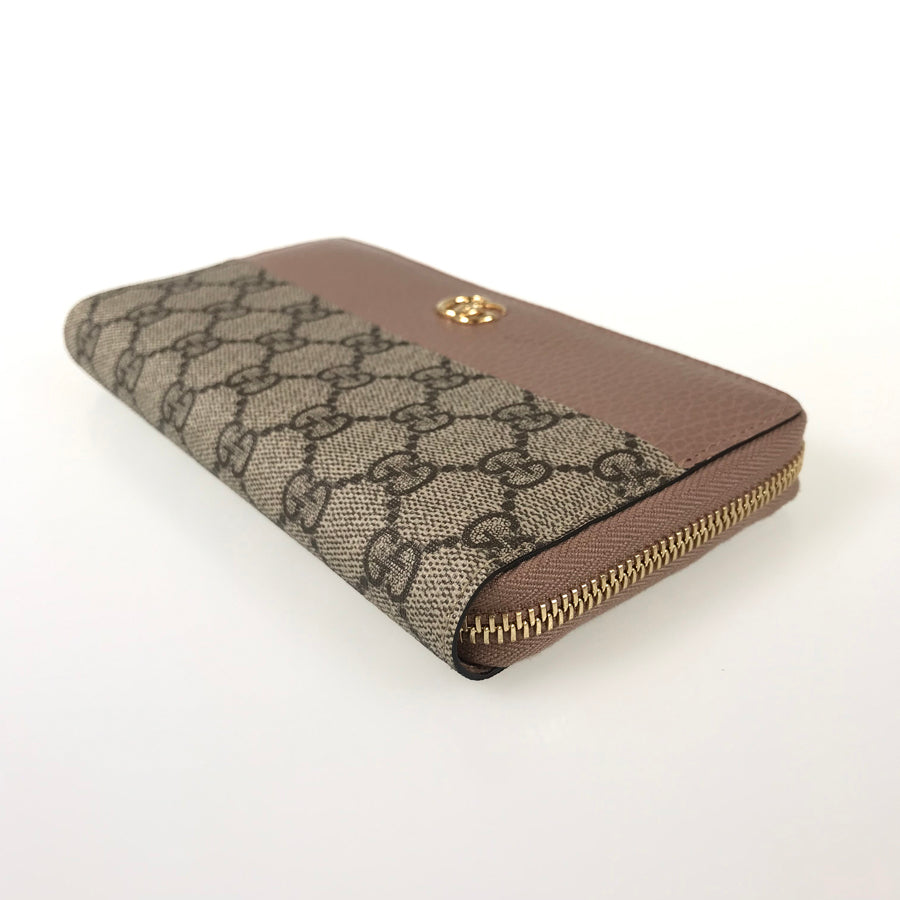 GUCCI GG Marmont 456117 Long wallet Round zipper – kingram-japan