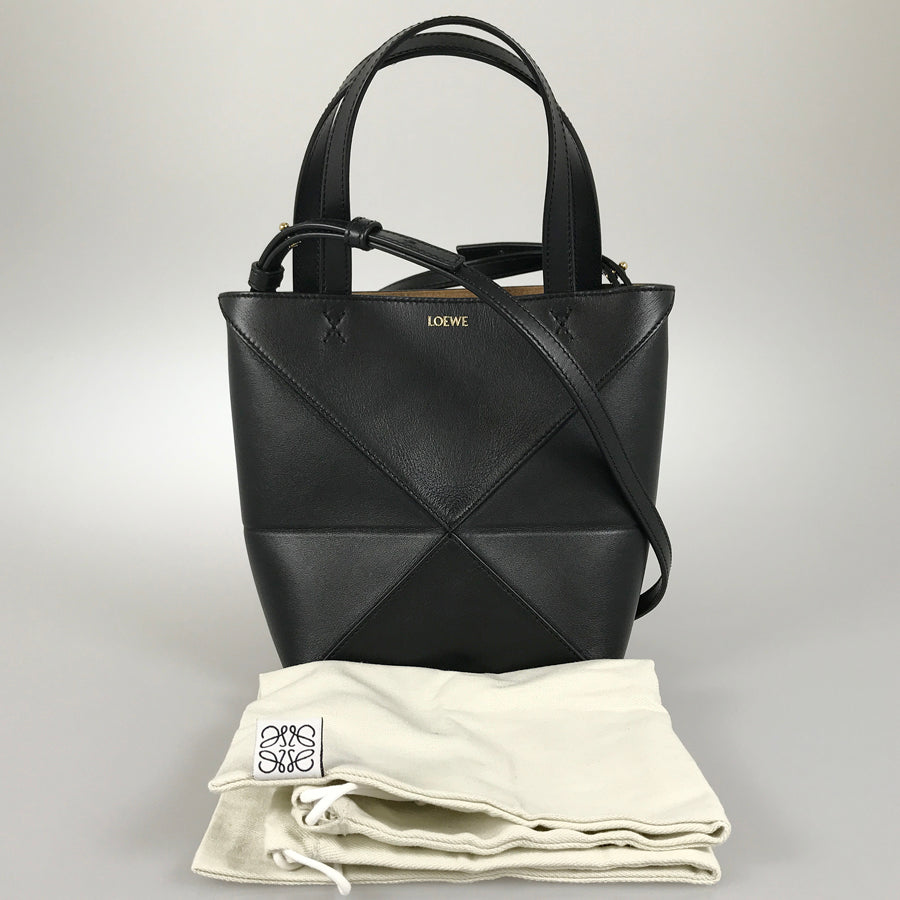 LOEWE Puzzle Fold Tote Mini A657V25X01 Tote bag – kingram-japan