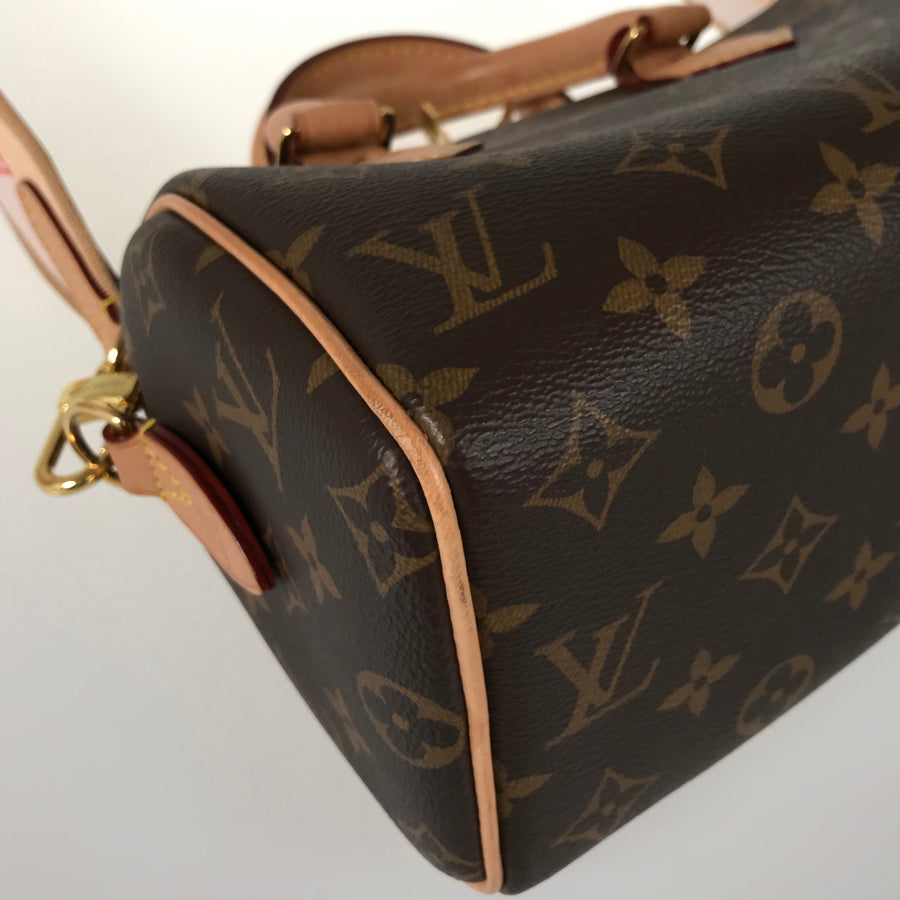 LOUIS VUITTON Monogram Speedy Bandouliere 20 M46222 Hand bag
