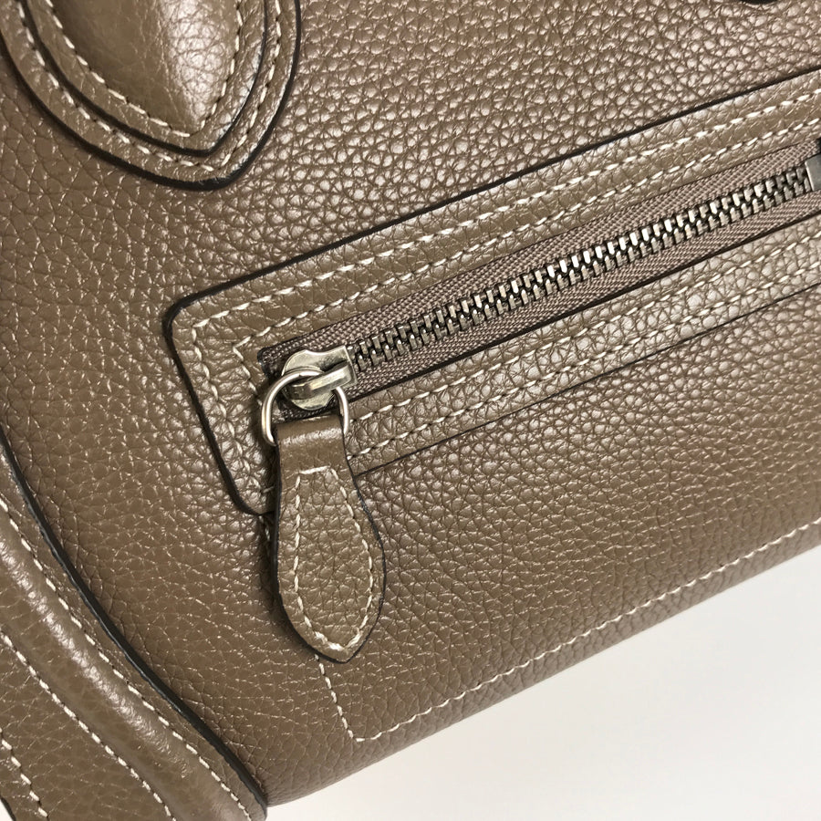 CELINE Luggage Nano Shopper 189243DRU.09SO Hand bag – kingram-japan