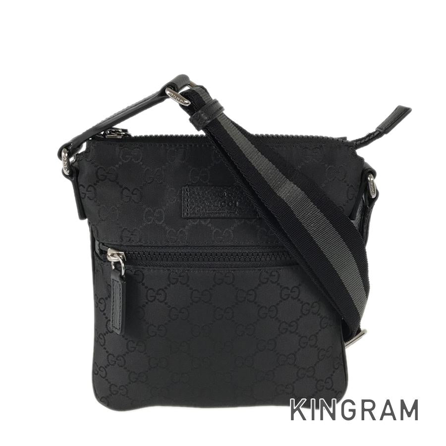 NR71 br4873tm 【GUCCI】 ショルダーバッグ GGナイロン ブラック