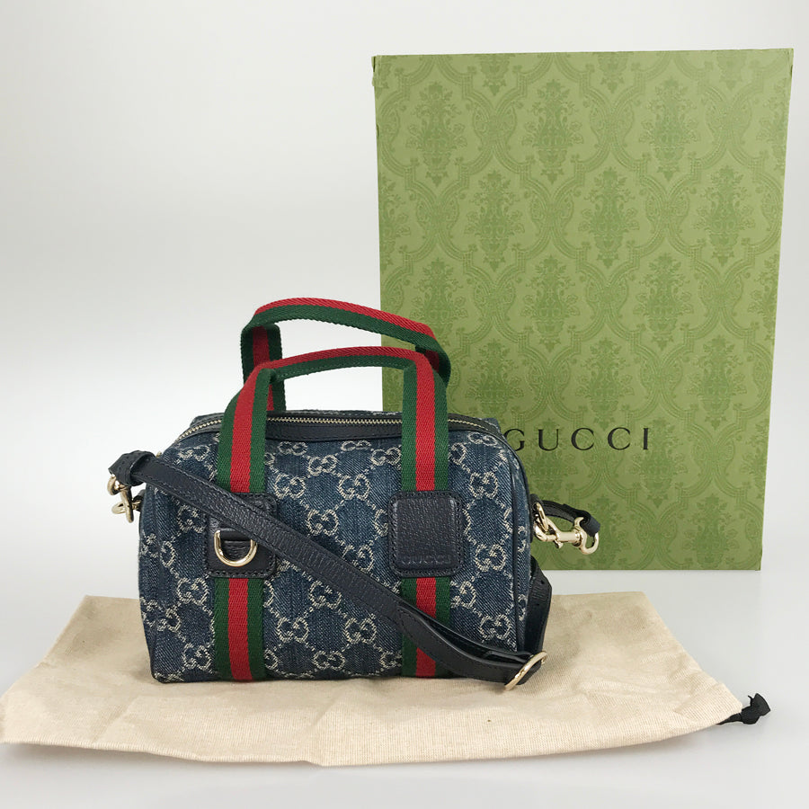 GUCCI Sherry GG denim 859975 Hand bag – kingram-japan