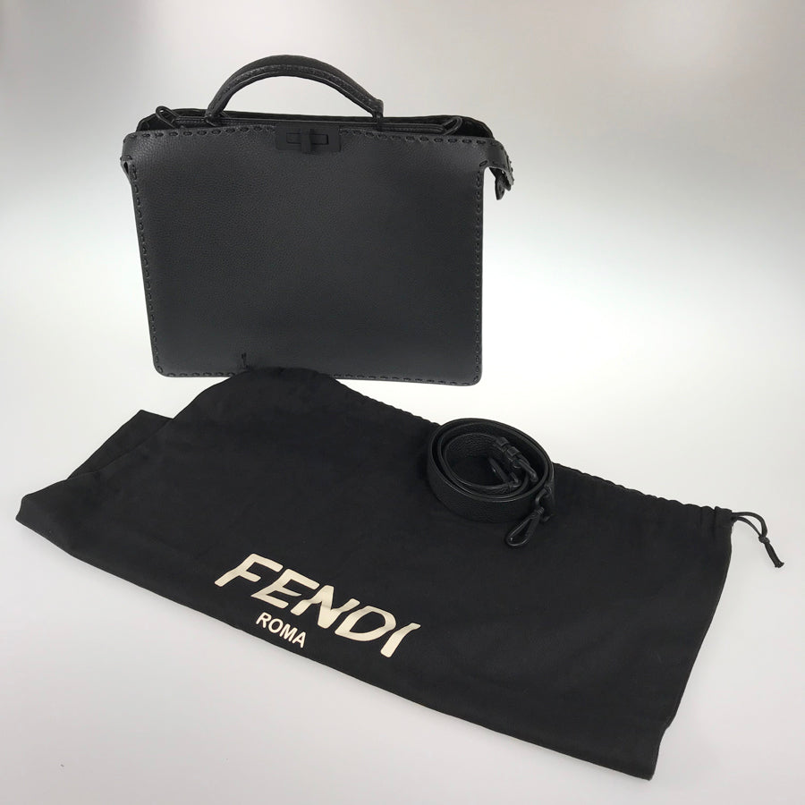 FENDI Peekaboo I see you medium 7VA529 Briefcase – kingram-japan