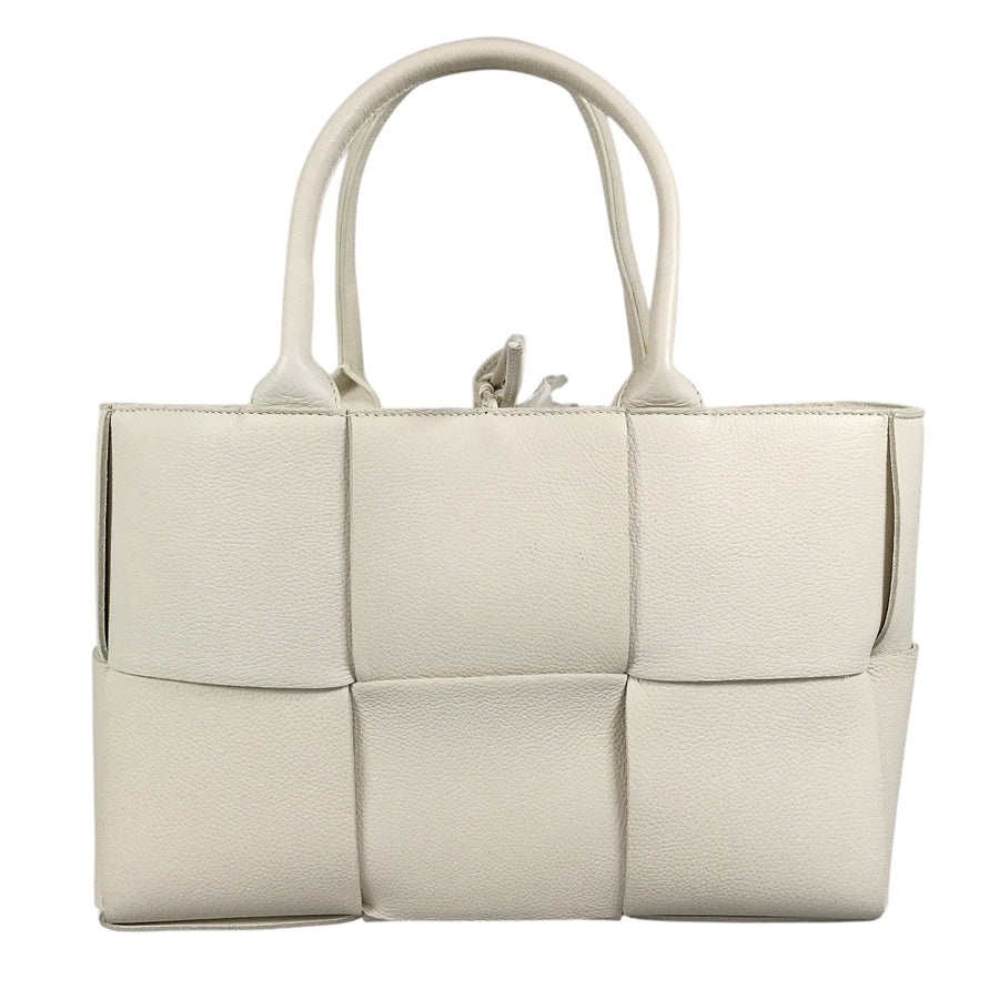 BOTTEGA VENETA トートバッグ ホワイト BOTTEGA VENETA Maxi Intrecciato The Arco Tote bag – kingram-japan