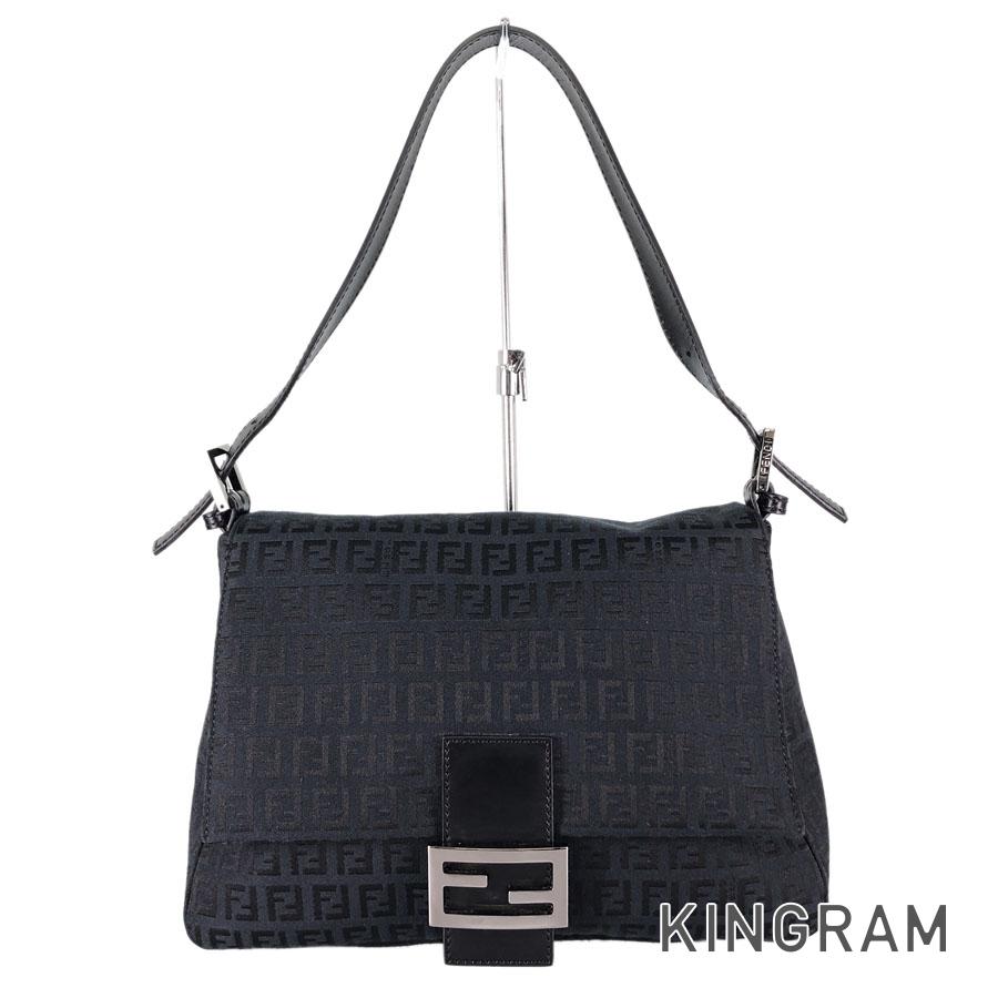 FENDI◇セカンドバッグ/レザー/BLK/8M0363-5QB 色っぽ