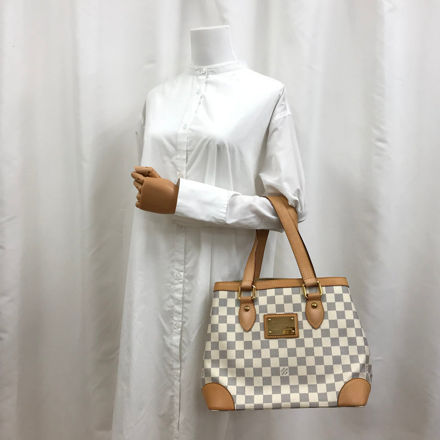 LOUIS VUITTON Damier Azur Hampstead MM N51206 Tote bag – kingram-japan