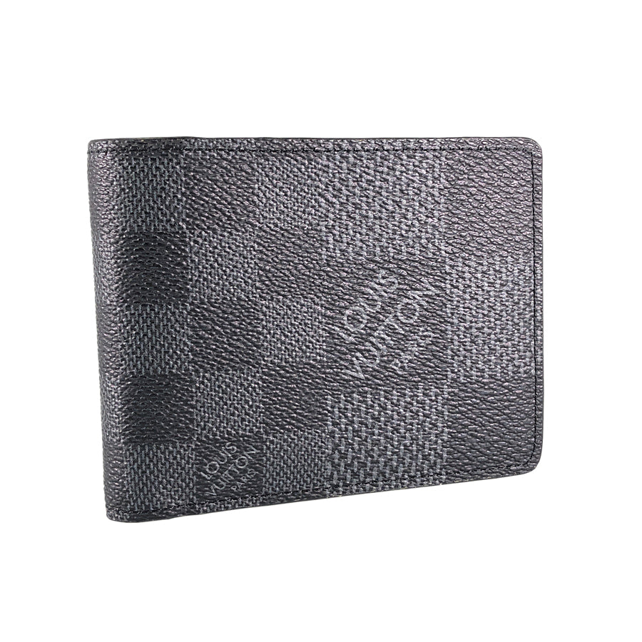 LOUIS VUITTON Damier Graphite 3D Portefeuille Multiple N60434