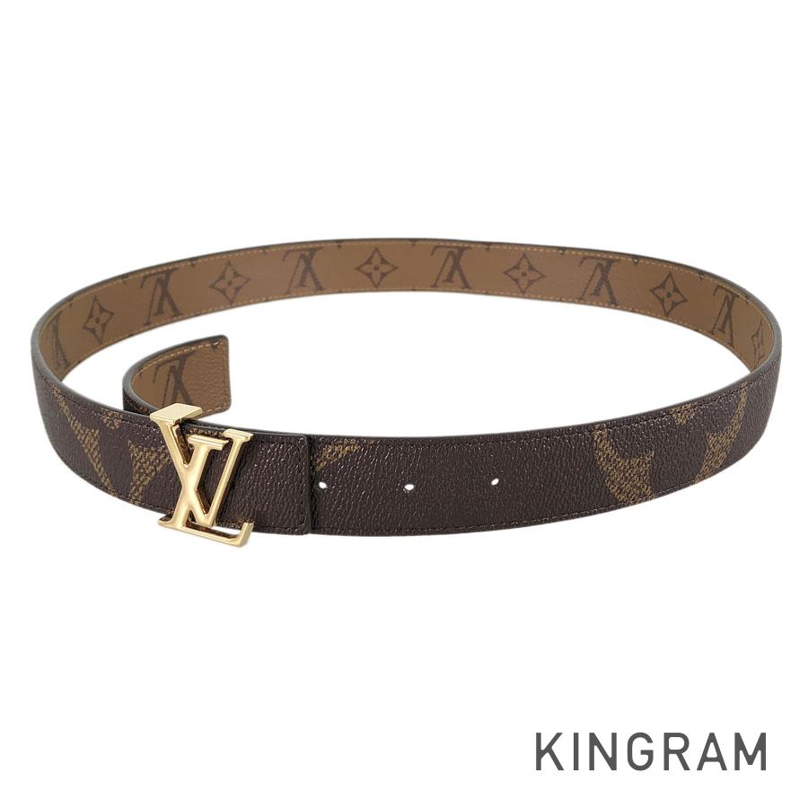 Louis Vuitton Reversible Belt LV Iconic Monogram Giant Reverse 30 MM Brown