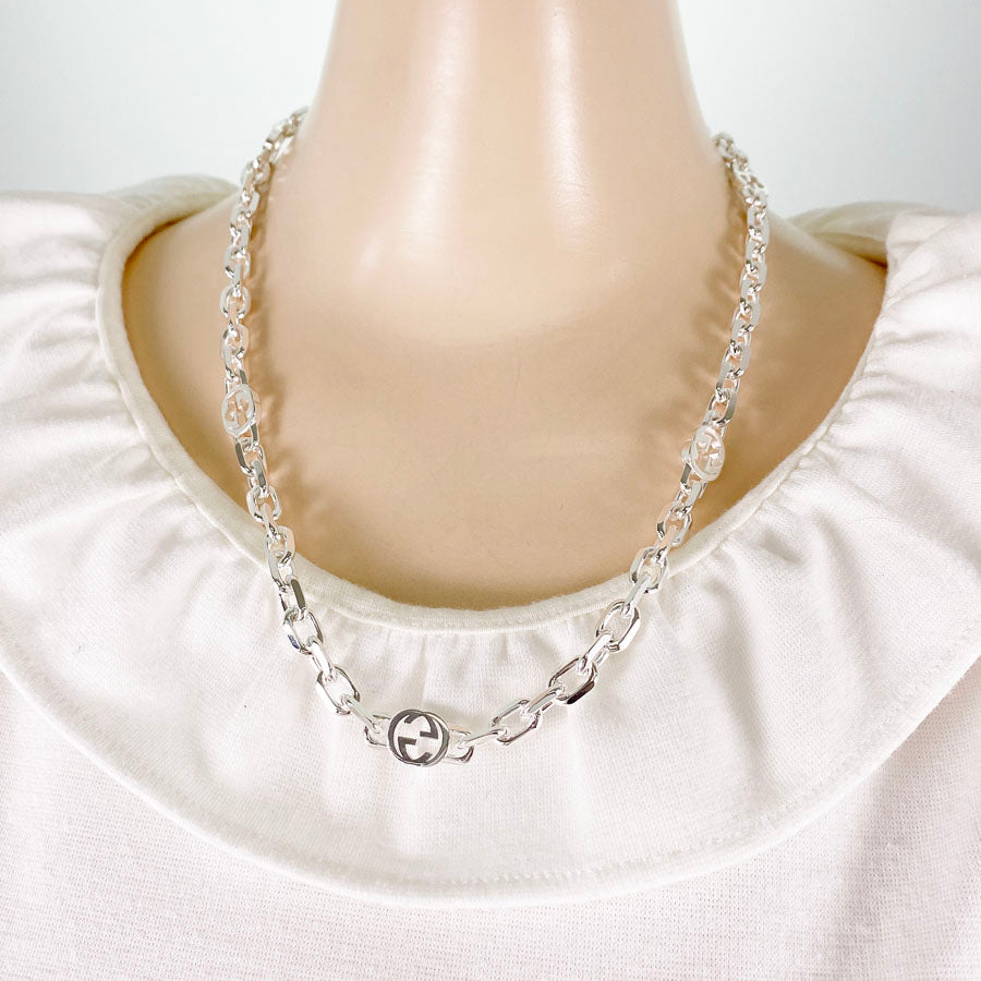 GUCCI Interlocking G 616941 Necklace – kingram-japan