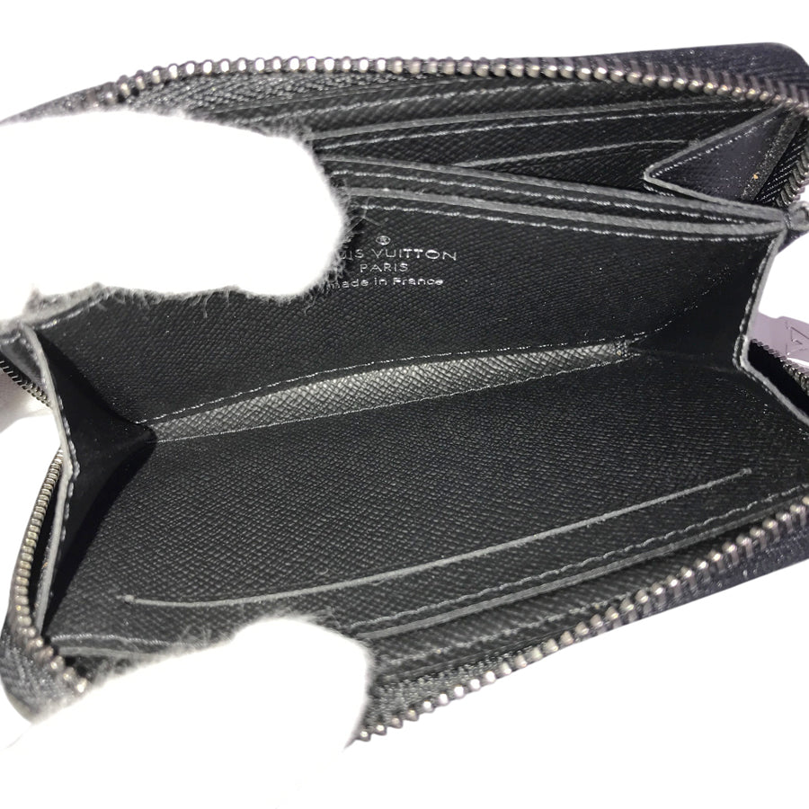 LOUIS VUITTON Monogram Eclipse Zippy Coin Purse Vertical M81662