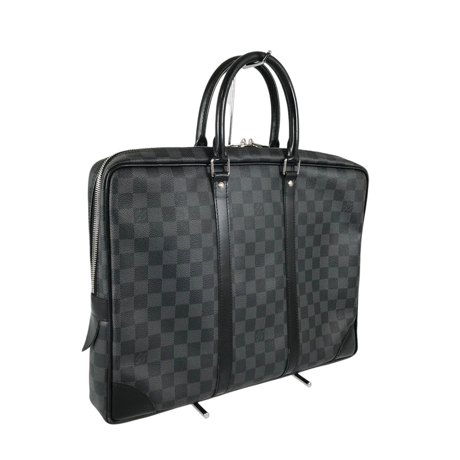 LOUIS VUITTON Damier Graphite Porte Documents Voyage N41125