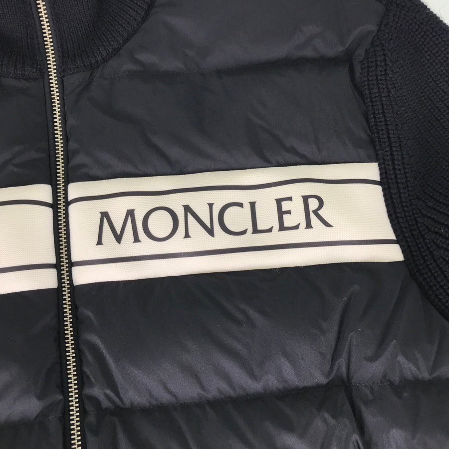 モンクレール　cardigan toricot サイズS メンズ　ブラック MONCLER モンクレール ジップアップ カーディガン/CARDIGAN TRICOT