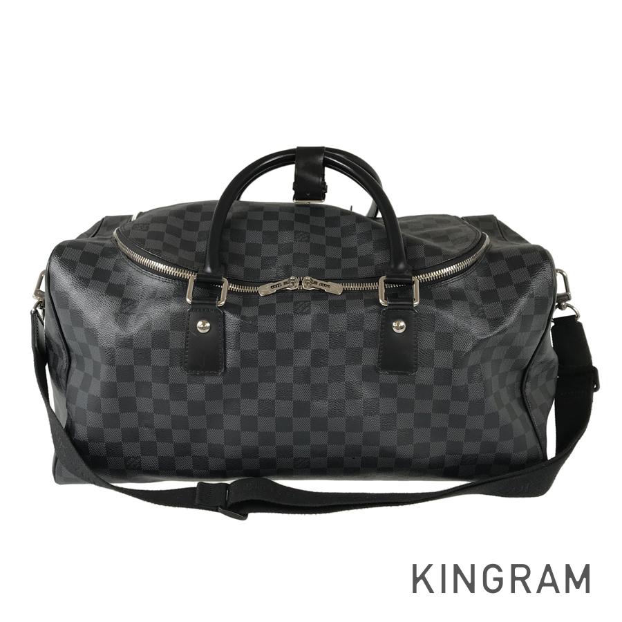 う*！様 LOUIS VUITTON ボストンバッグ LOUIS VUITTON Damier Graphite Roadster 50 N48189 Boston bag