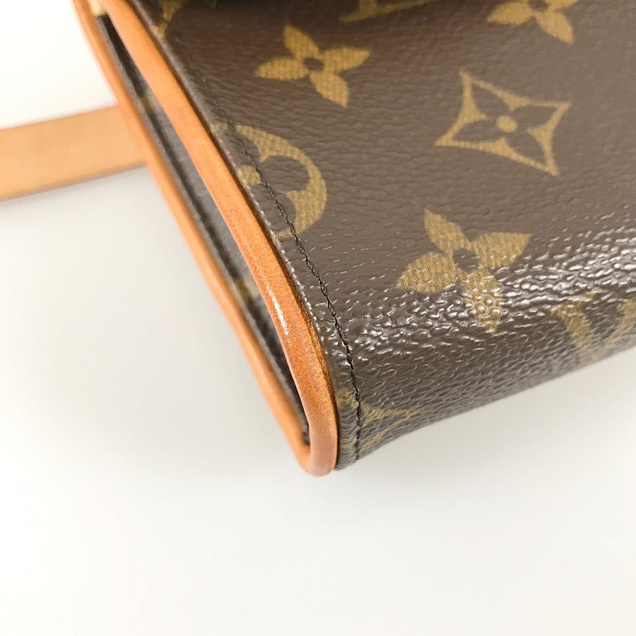 LOUIS VUITTON Monogram Pochette Florentine M51855 Waist pouch