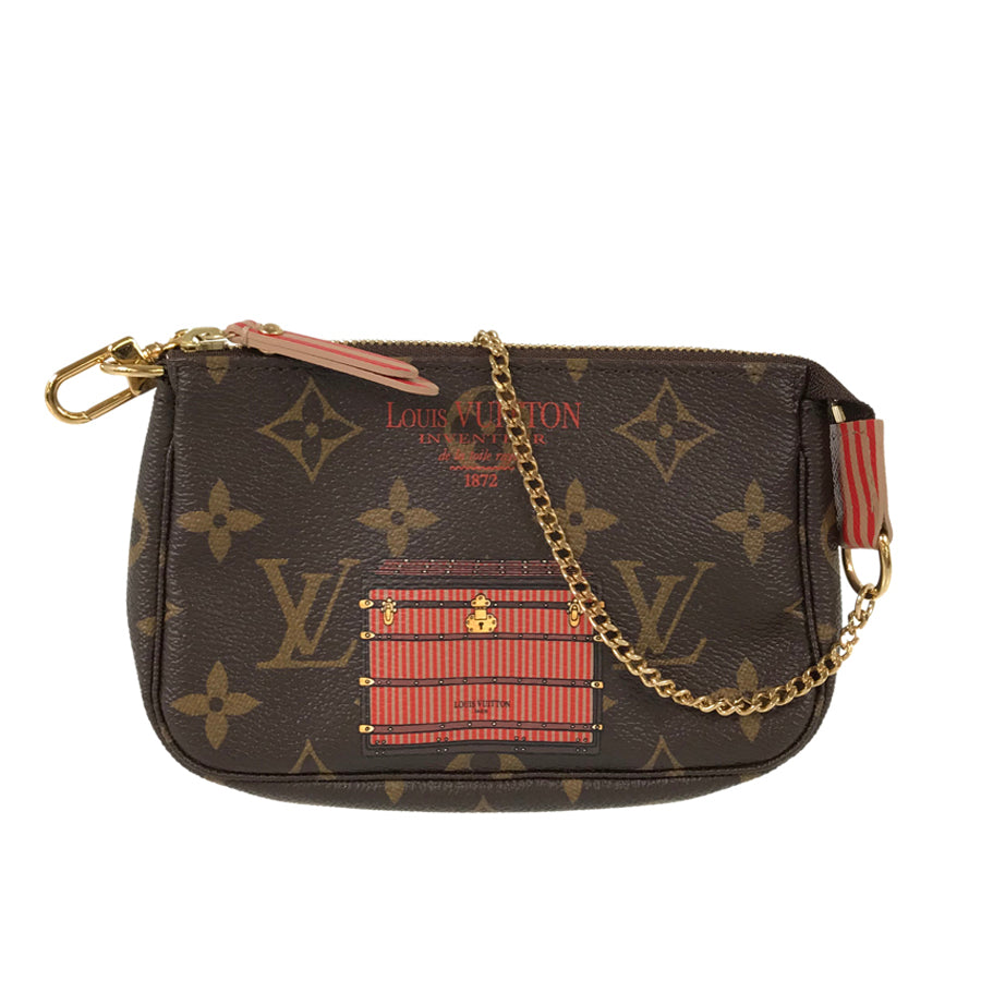 小物 Louis Vuitton LOUIS VUITTON trunk print stripes Pouch – kingram-japan