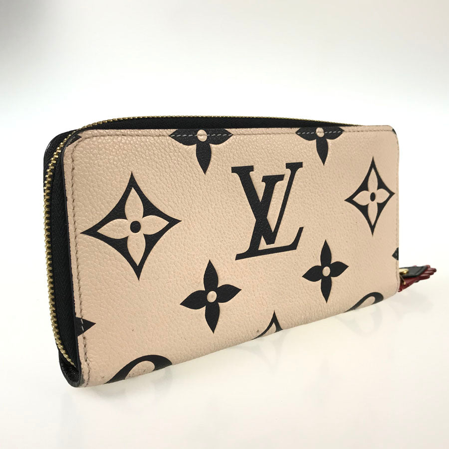 LOUIS VUITTON Implant LV Crafty Monogram Zippy Wallet M69727 Long