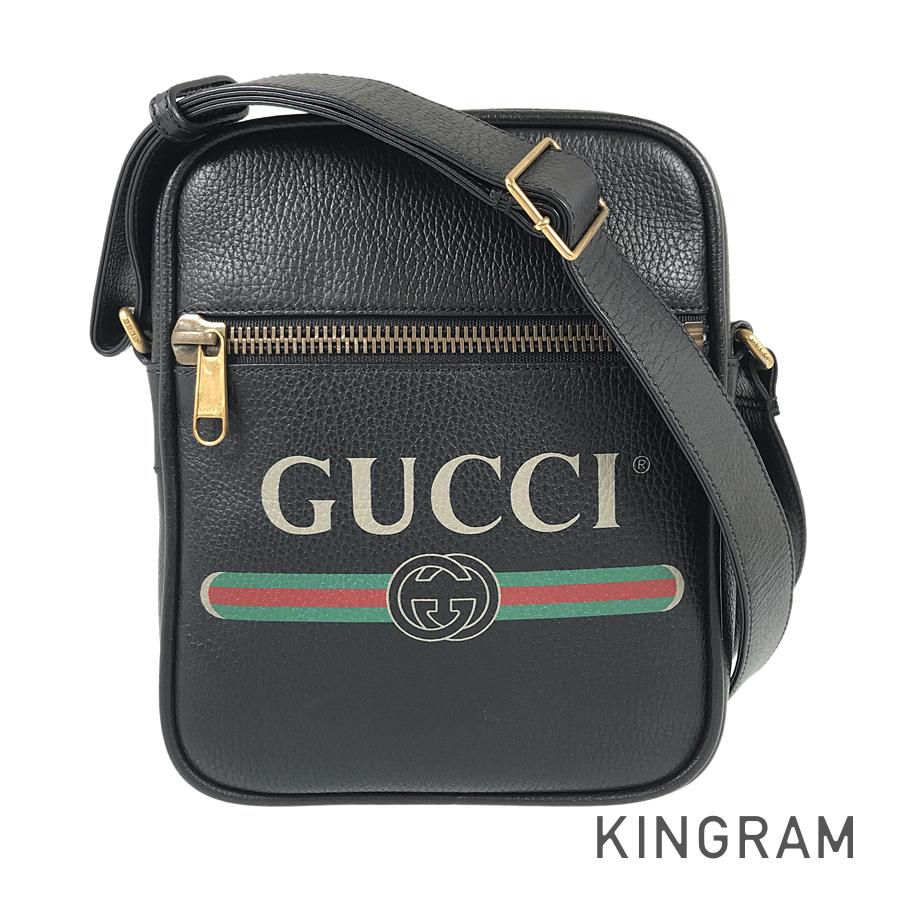 グッチ 523591 ロゴプリントレザーショルダーバッグ メンズ GUCCI LogoPrint 523591 Shoulder bag – kingram-japan
