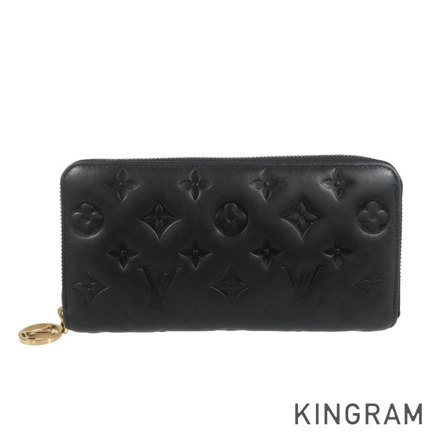 LOUIS VUITTON Monogram Embossed Zippy Wallet M81510 Long wallet