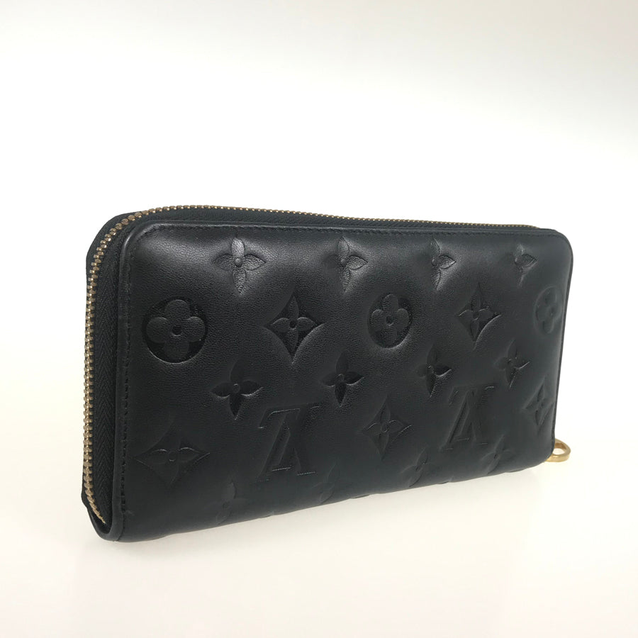 LOUIS VUITTON Monogram Embossed Zippy Wallet M81510 Long wallet