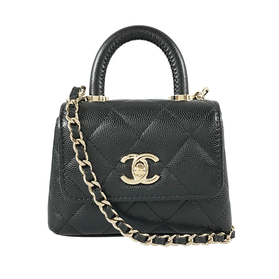 CHANEL Coco Handle micro Shoulder bag – kingram-japan
