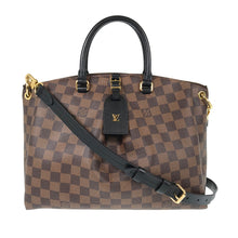 Louis Vuitton ODEON TOTE MM in BROWN/BLACK CANVAS. ITEM# N45283. NEW &  AUTHENTIC