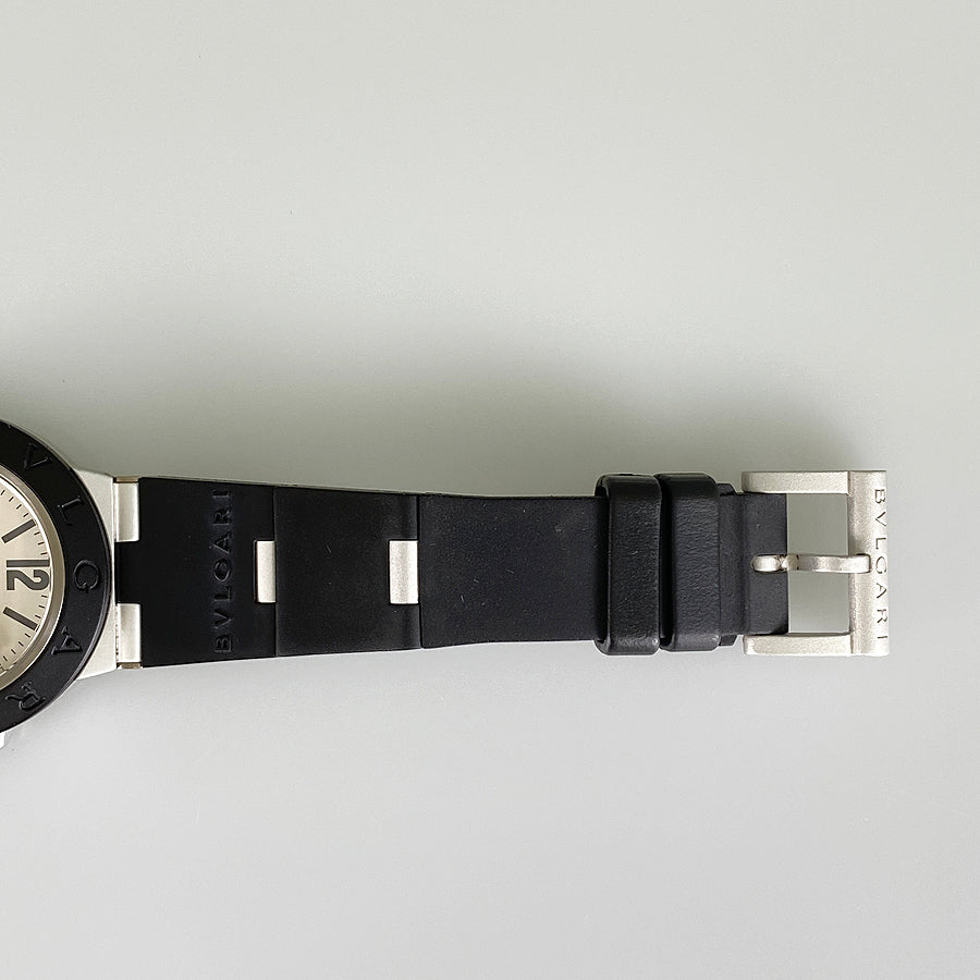 訳あり　ブルガリ BVLGARI ALUMINUM AL38TA Pre-owned Bvlgari Aluminium al38ta aluminum 38mm auto watch