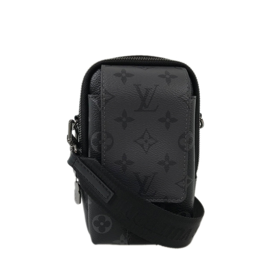 ルイヴィトン モノグラム エクリプス リバース ダブル フォン ポーチ M81321 ショルダーバッグ LOUIS VUITTON Monogram Eclipse Reverse Double Phone Pouch M81321