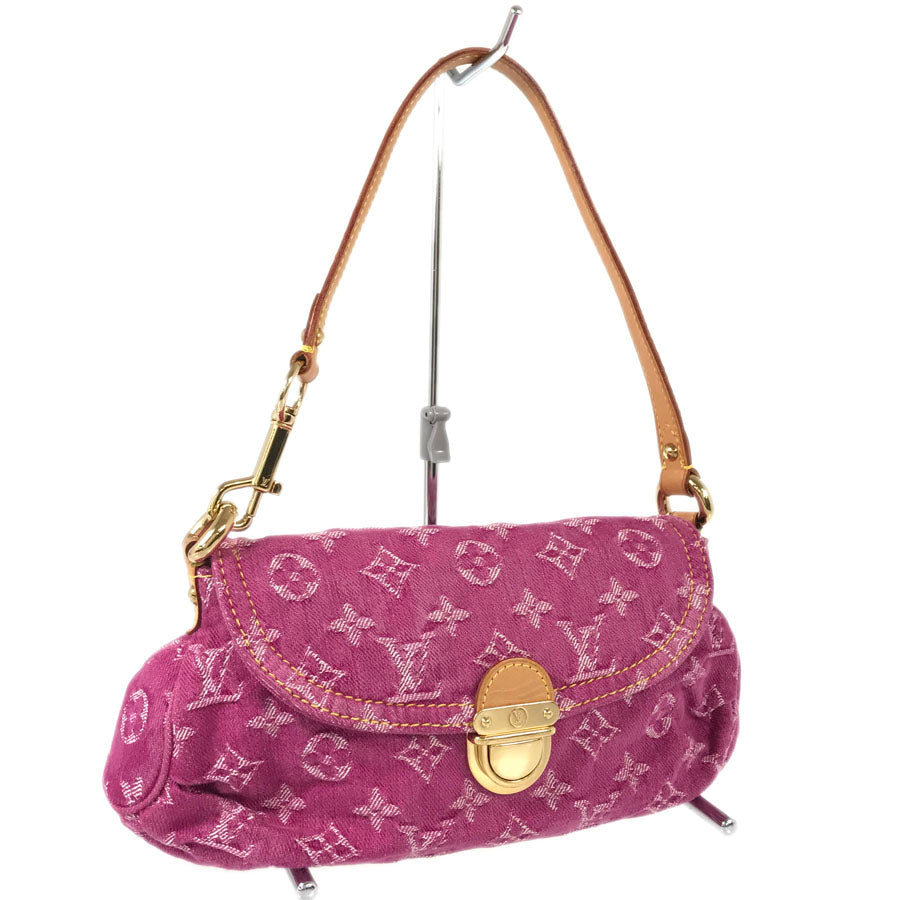 LOUIS VUITTON Monogram Denim Mini Pleaty M95216 Shoulder bag