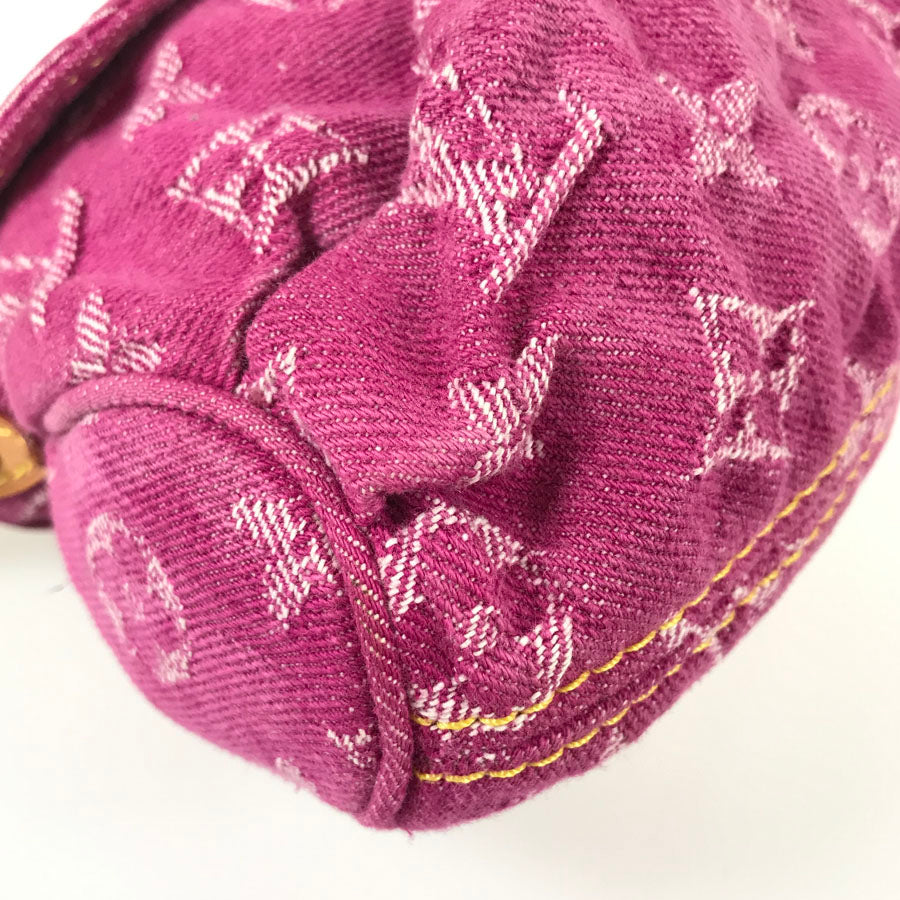 LOUIS VUITTON Monogram Denim Mini Pleaty M95216 Shoulder bag