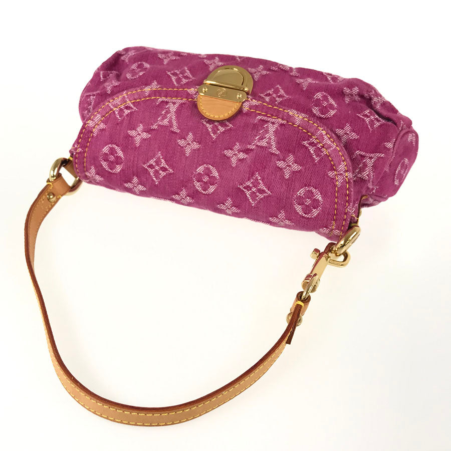 LOUIS VUITTON Monogram Denim Mini Pleaty M95216 Shoulder bag