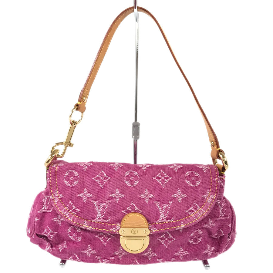 LOUIS VUITTON Monogram Denim Mini Pleaty M95216 Shoulder bag