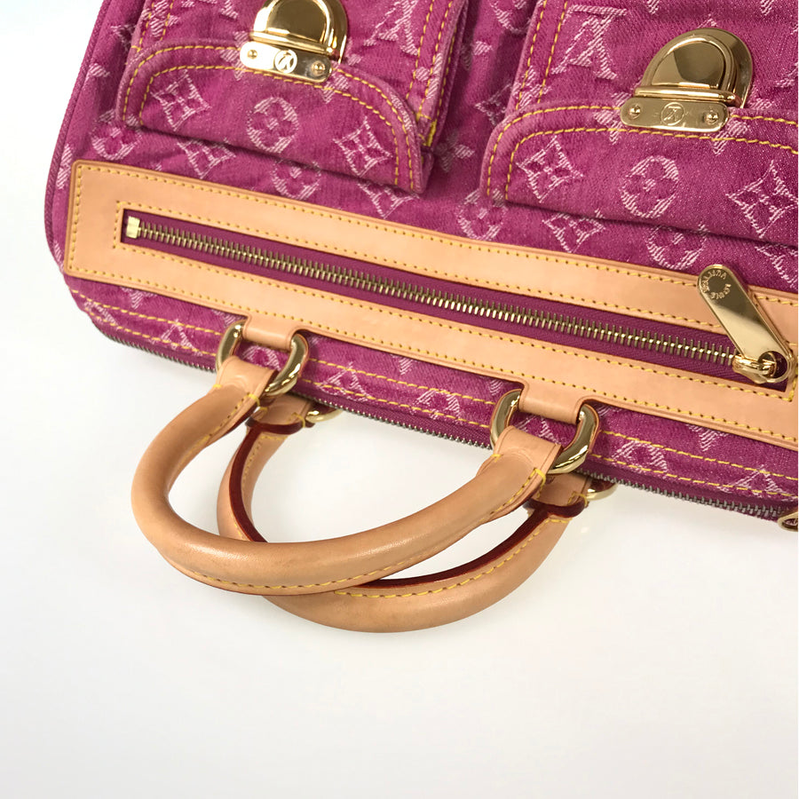 LOUIS VUITTON Monogram Denim Neo Speedy M95214 Hand bag – kingram
