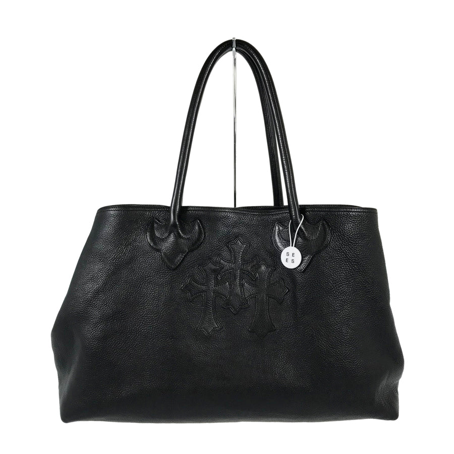 CHROME HEARTS 3 Cemetery Cross Patch Tote bag