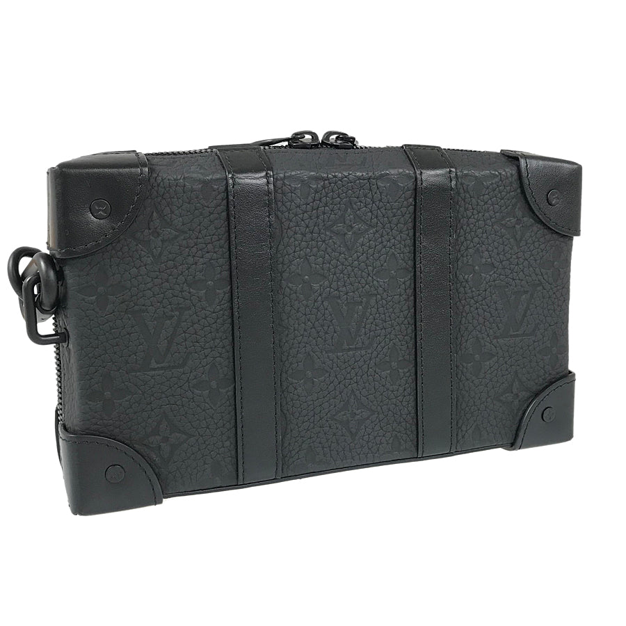 LOUIS VUITTON Taurillon Leather Soft Trunk Wallet M80224 Shoulder
