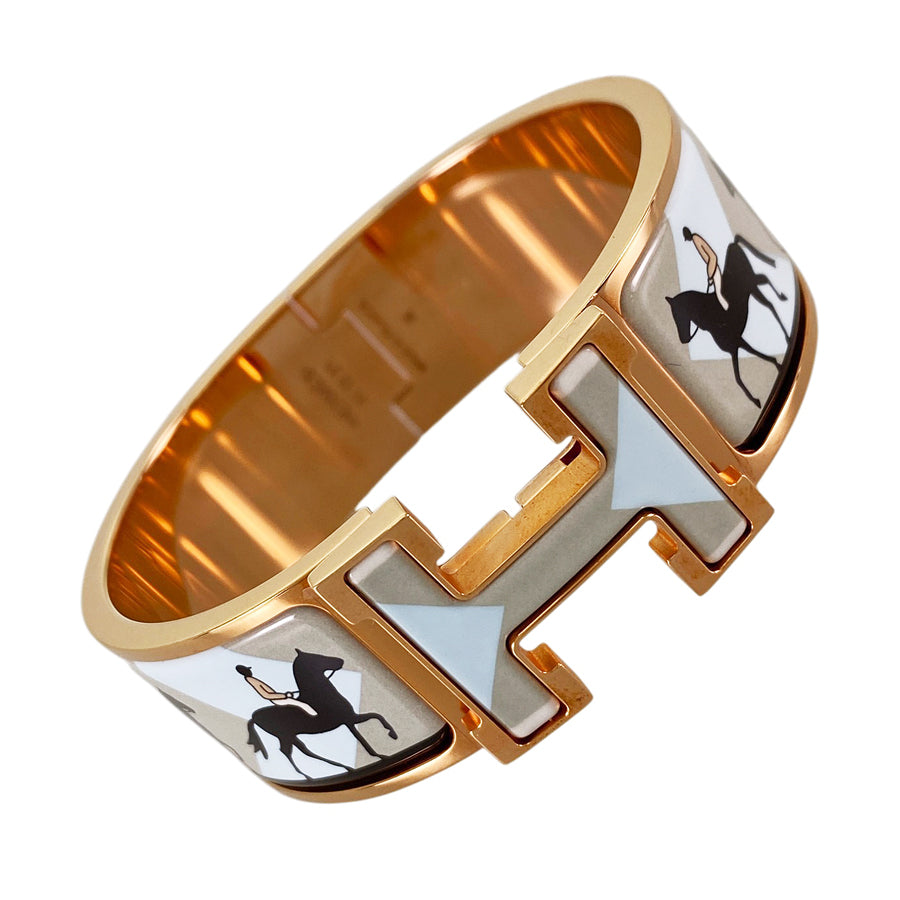 HERMES Click crack H Bangle – kingram-japan