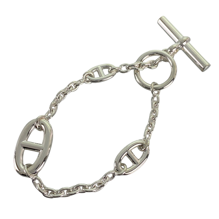 HERMES Chaine d'Ancre ファランドール シルバー HERMES Chaine d'Ancre Farandole LG Bracelet – kingram-japan