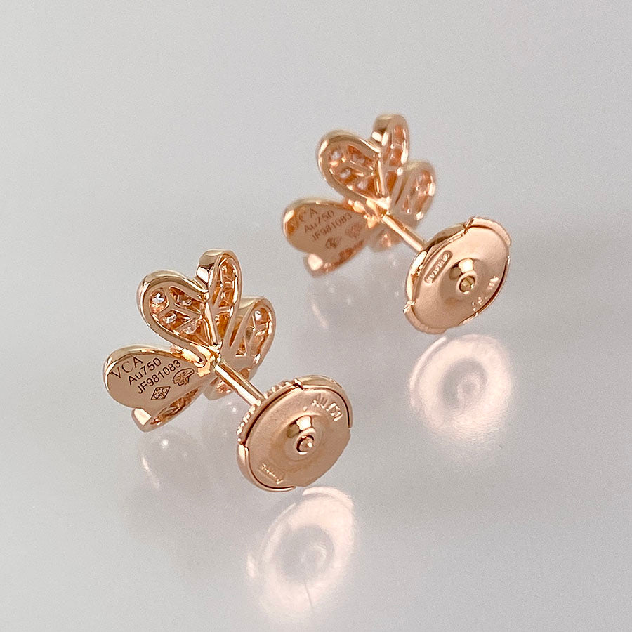 【K】Van Cleef & Arpels Van Cleef & Arpels Frivole Mini model VCARP7RJ00 Earring – kingram