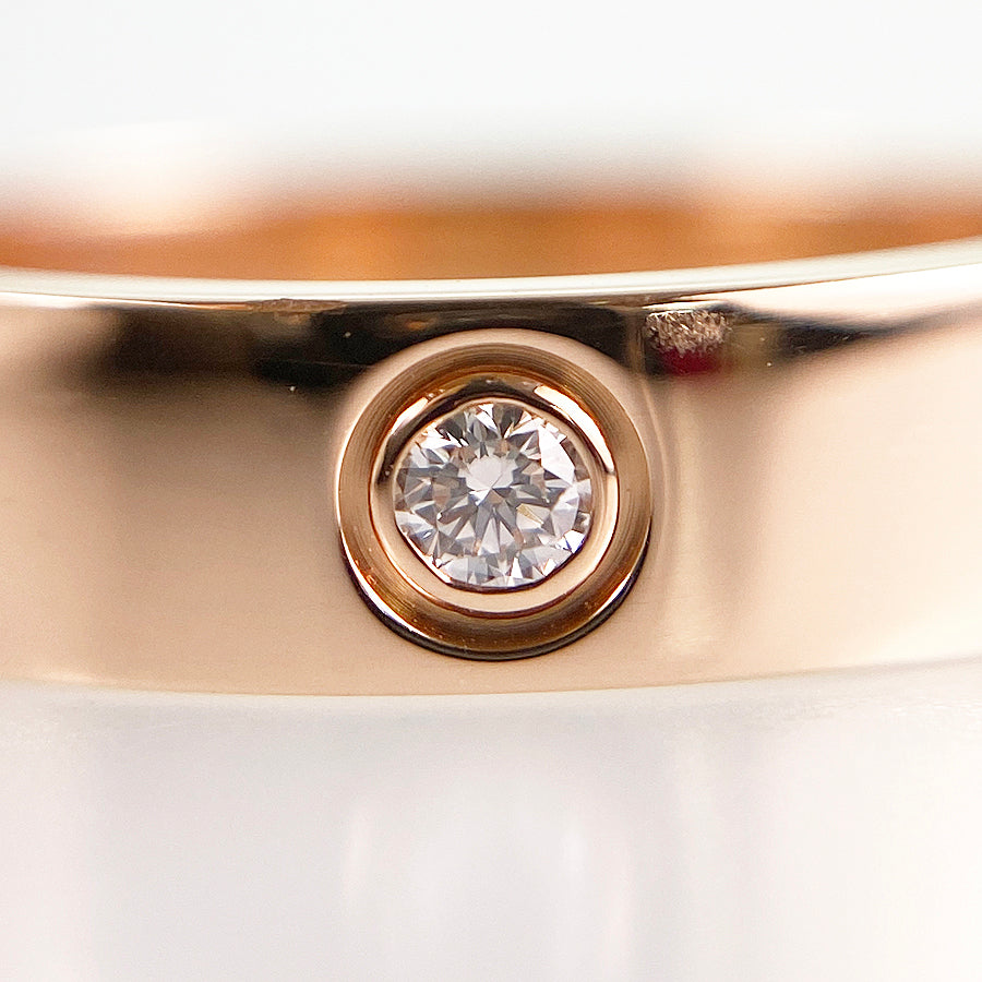 Cartier ミニLOVEリング ピンクゴールド サイズ55(15号) Cartier（カルティエ） ミニ ラブ リング ピンクゴールド K18PG