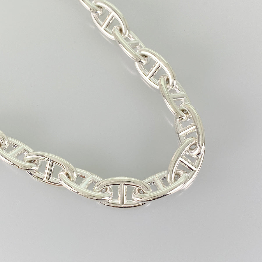 HERMES Chaine d'Ancre GM Necklace – kingram-japan