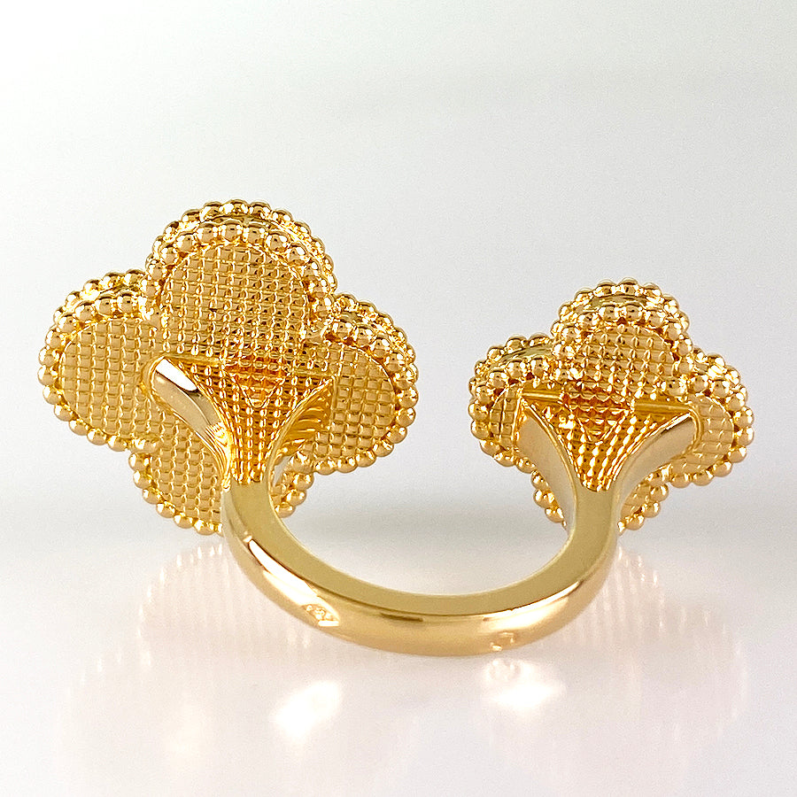 Lucky Alhambra Van Cleef Between The Finger Ring Price Van Cleef