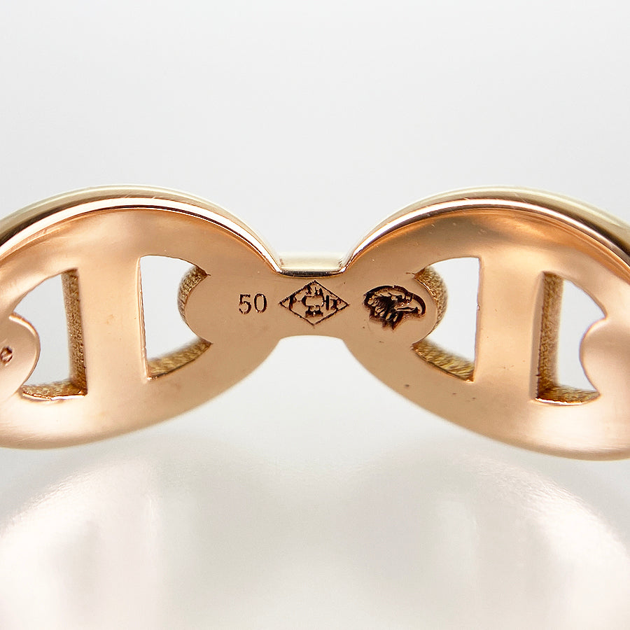 HERMES Chaine d'Ancre Anchene Ring – kingram-japan