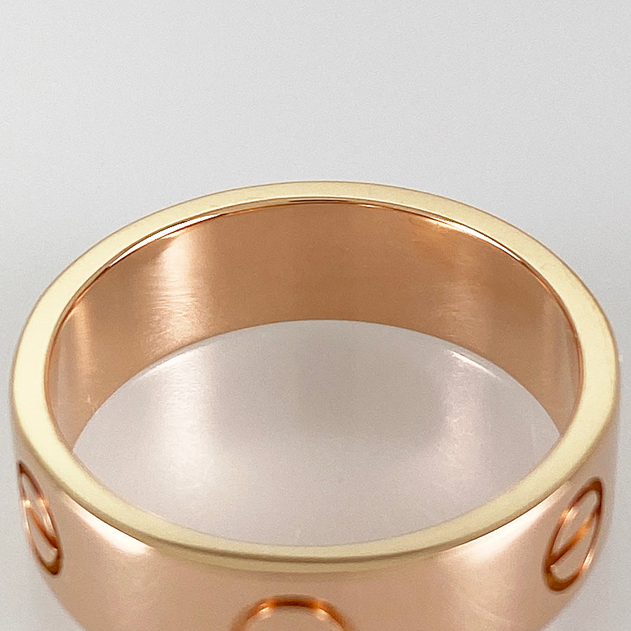Cartier ローズゴールドカラー リング CARTIER Love Ring – kingram-japan
